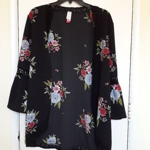 Floral cardigan